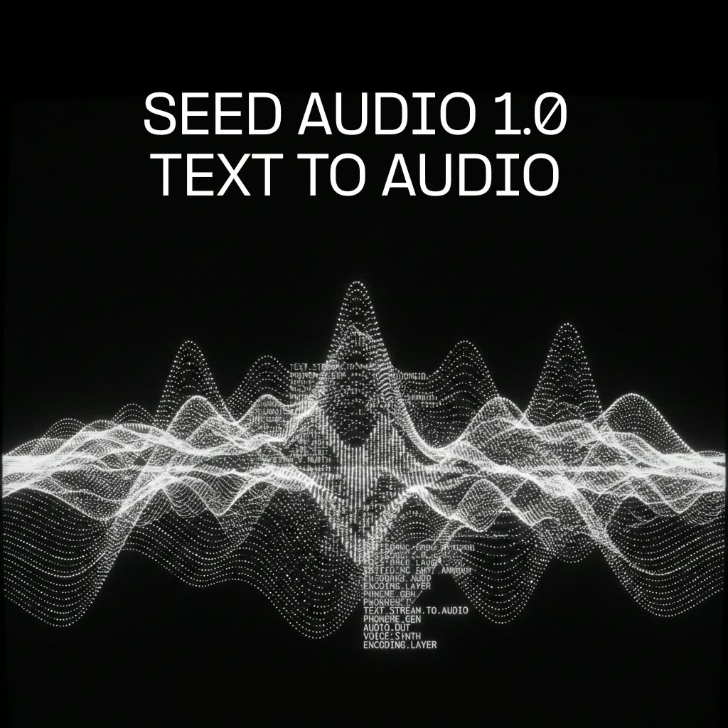 Seed Audio 1.0: Text to Audio