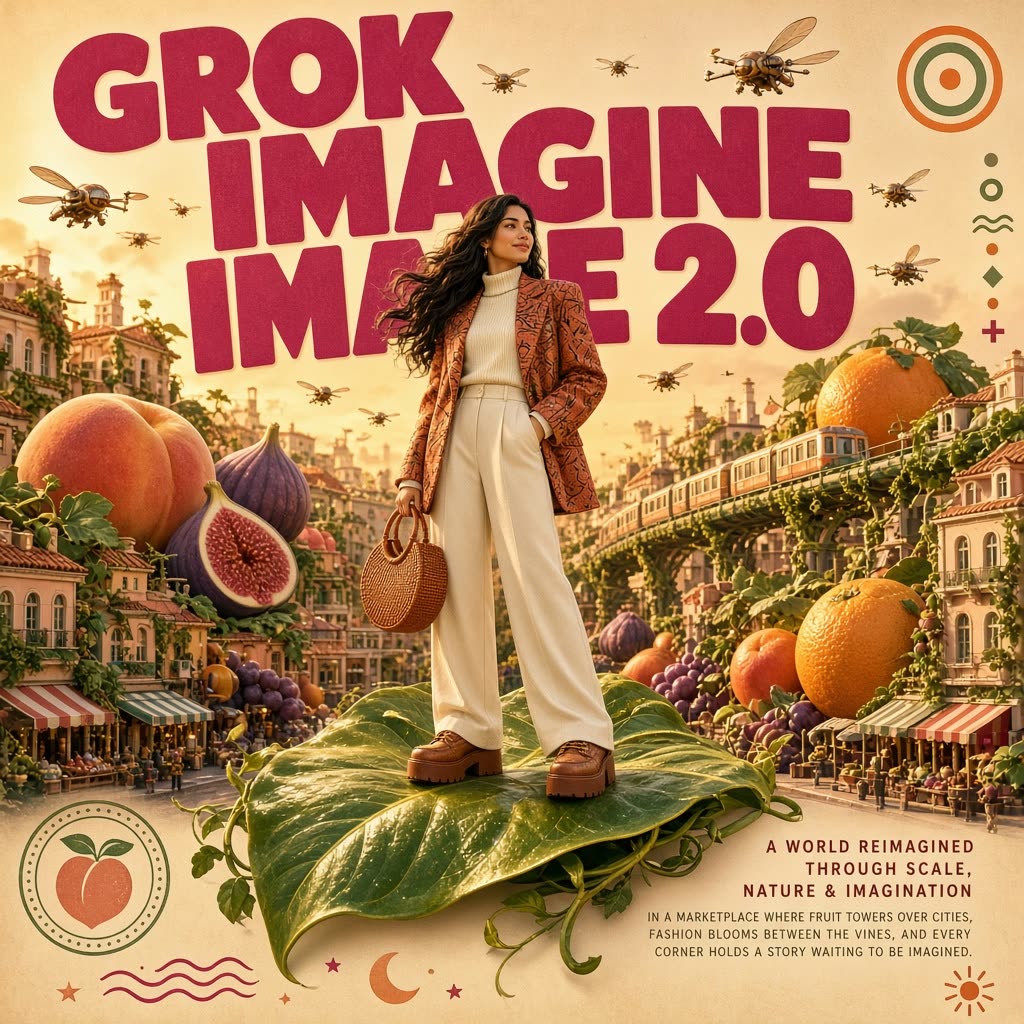 Grok Imagine Image 2.0: تحويل النص إلى صورة