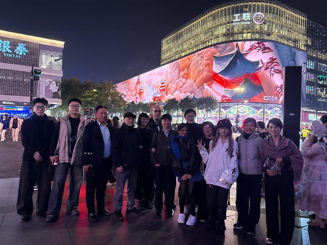 CDSA Festival award winners on the West Lake Media Façade
