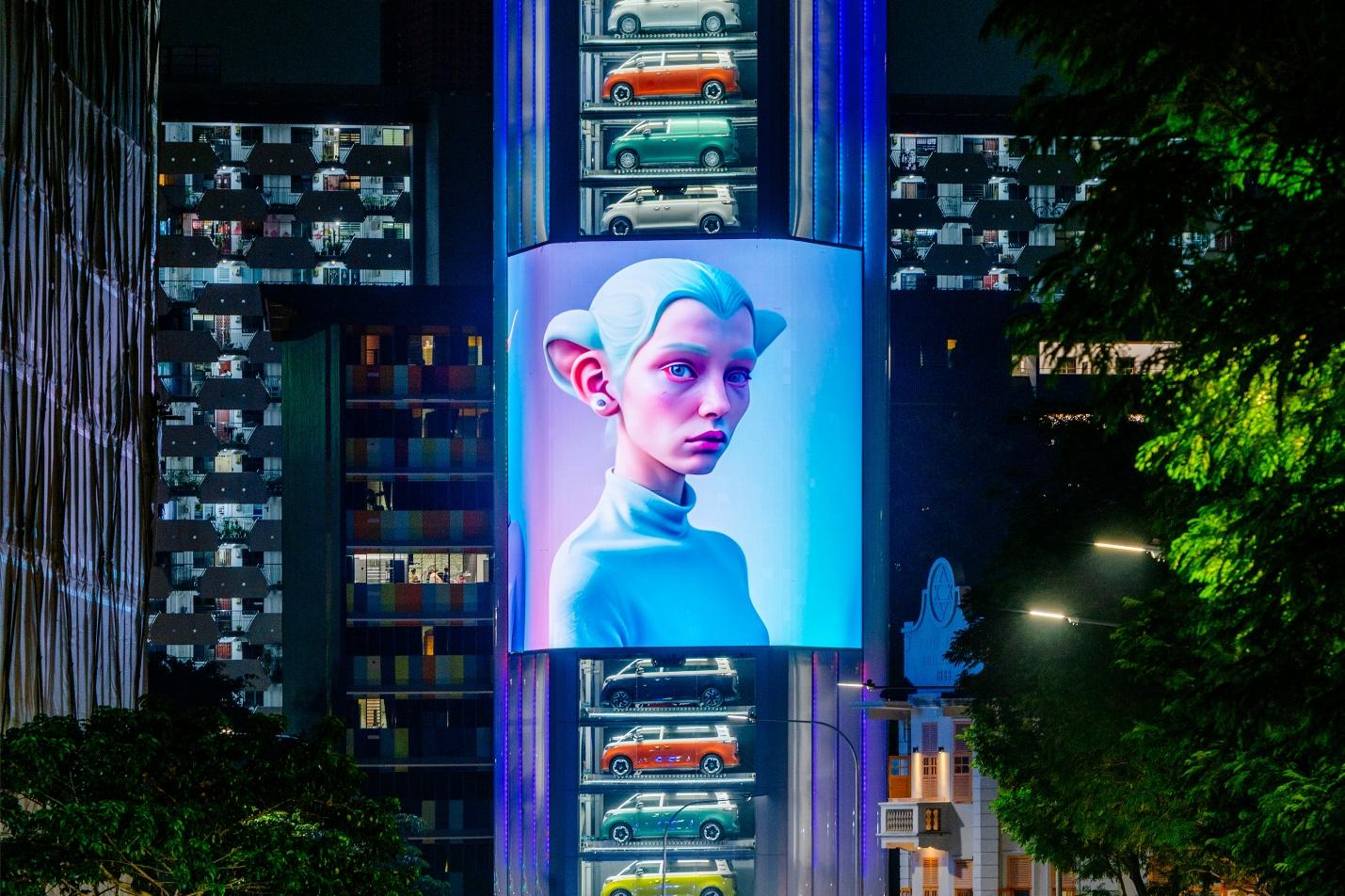 Crispr on the Ten Square Landmark Façade