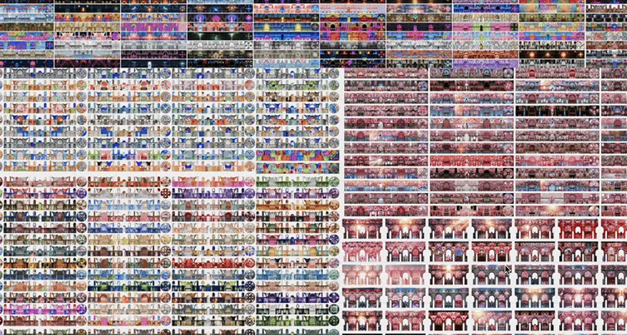 生成的艺术变体网格