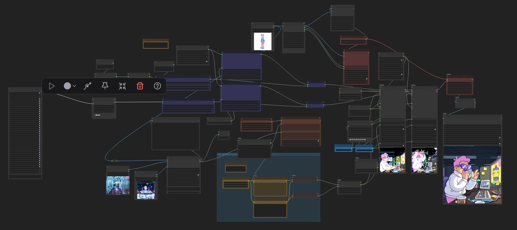 驱动 Doodles AI 的 ComfyUI 工作流