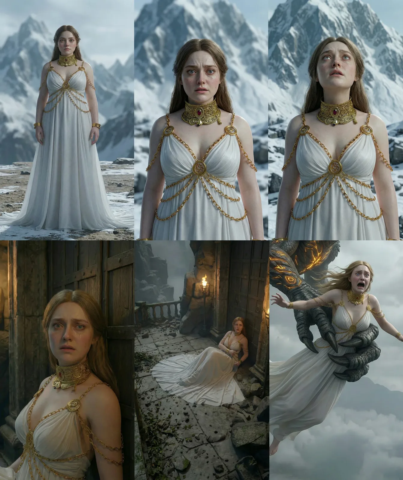 角色在多个场景和情感状态中保持一致