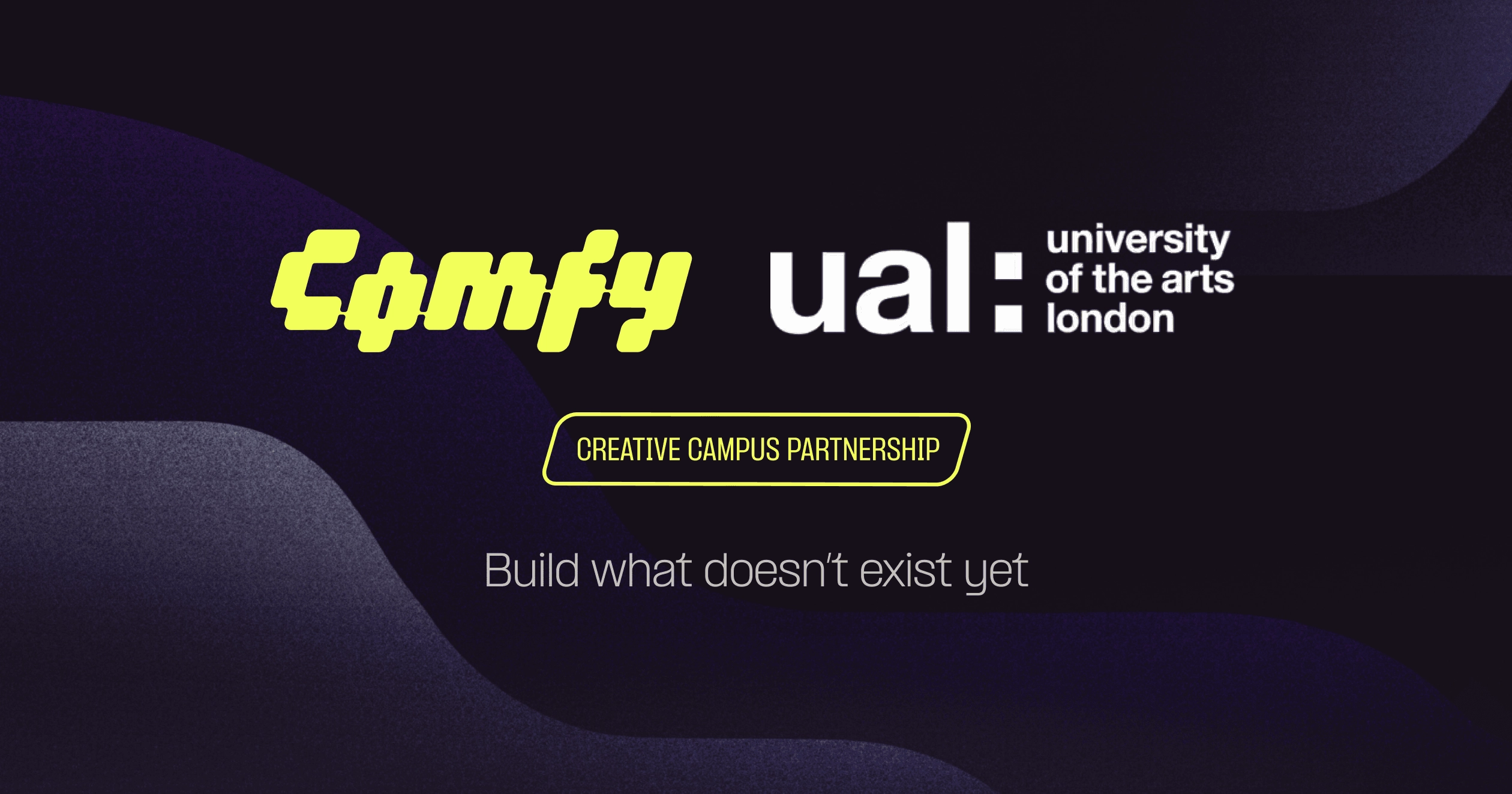 Comfy and UAL's Creative Computing Institute Announce Creative Campus Partnership