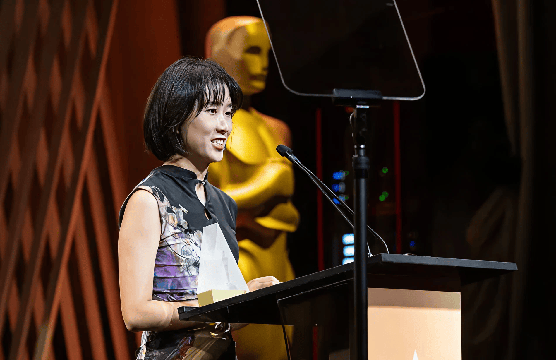 Xindi Zhang at the 2025 Student Academy Awards
