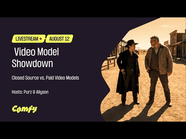 Video Model Showdown livestream recording