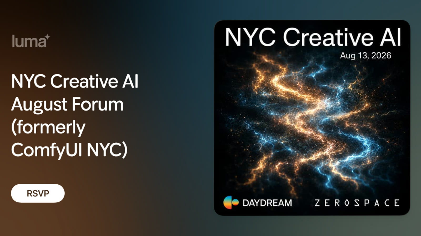 NYC Creative AI August Forum