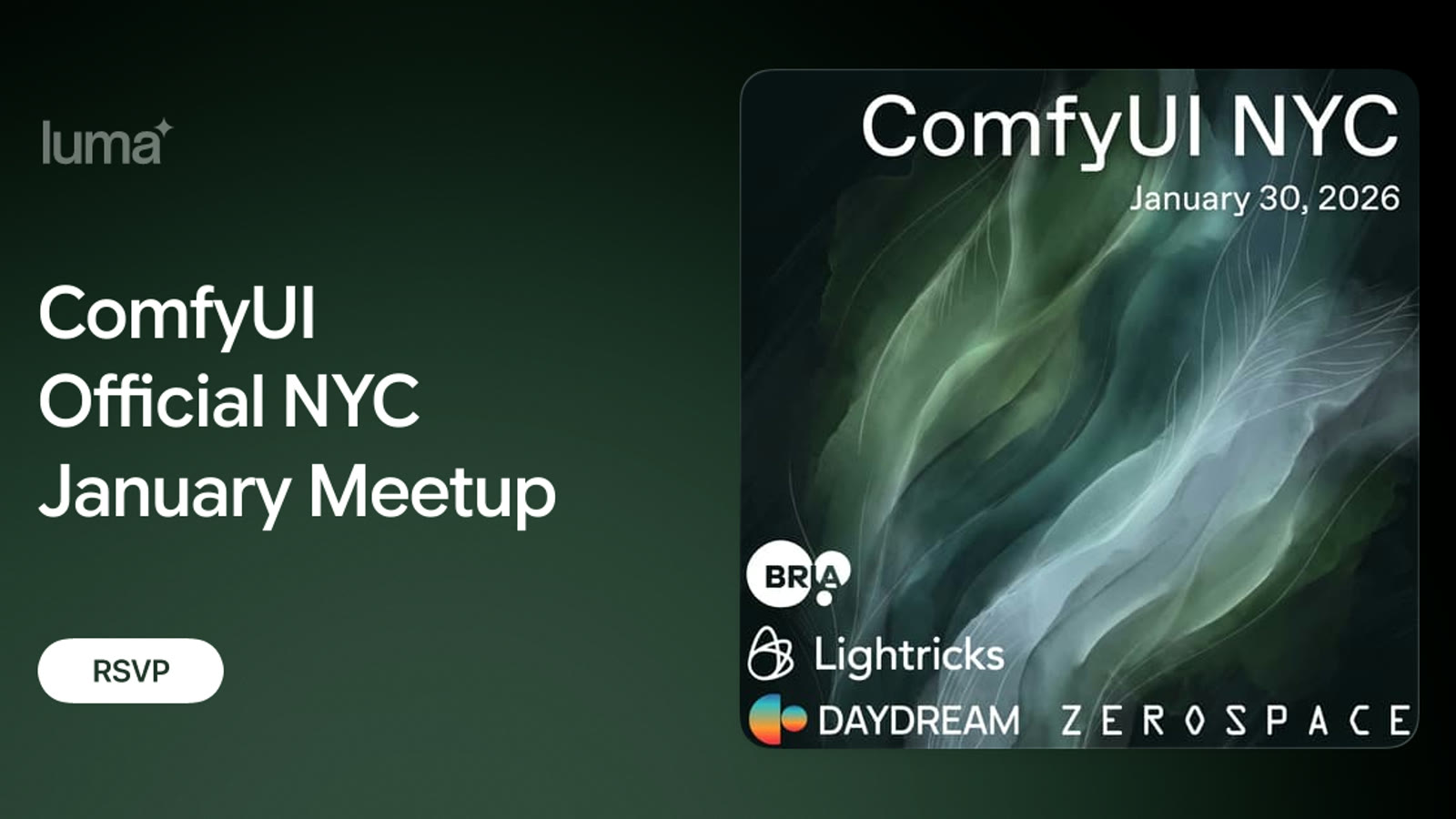 ComfyUI Official NYC January Meetup