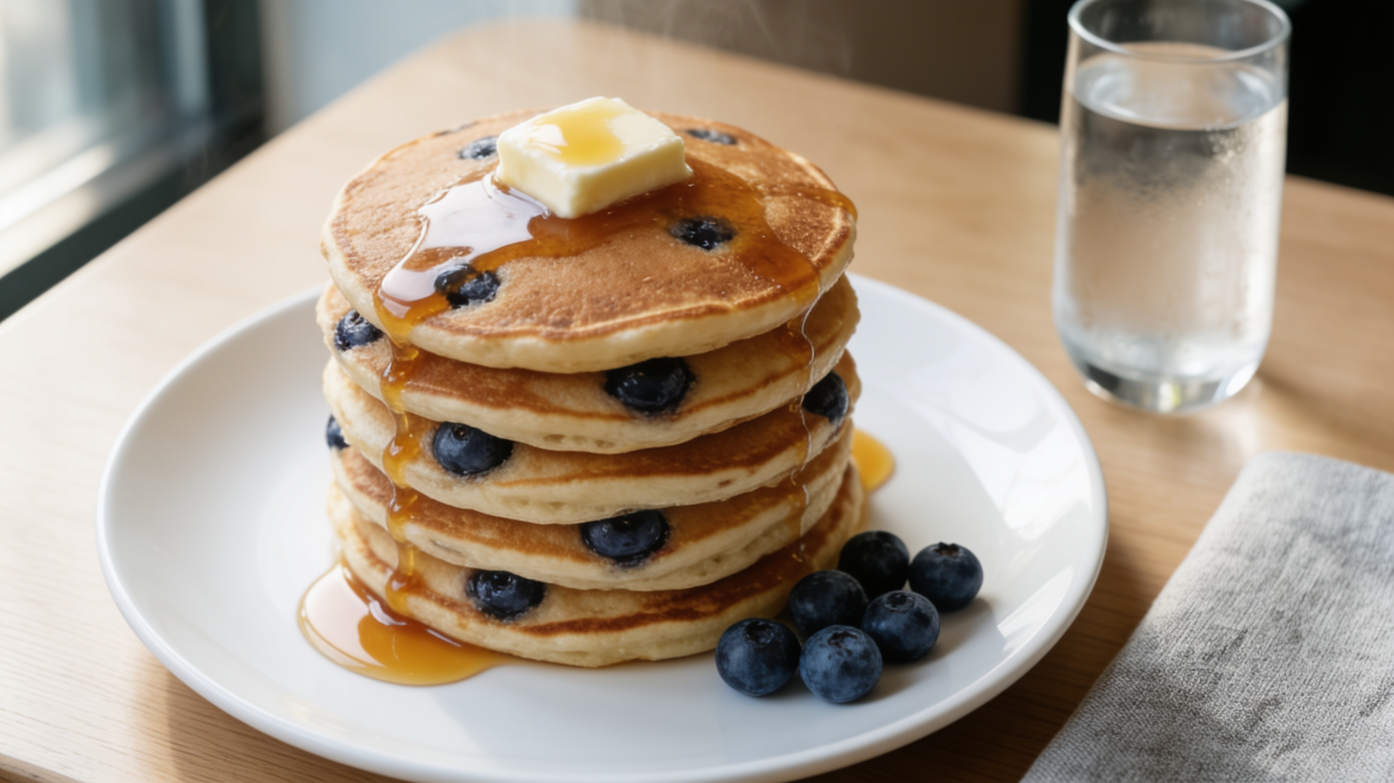 Seedream 4.5 Image Edit: Ramen to pancakes